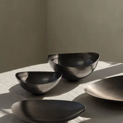 Blomus Ondea Schaal Burned Metal