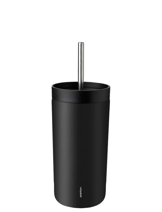 Stelton To Sip Thermosbeker Met Rietje Soft Black 40 cl