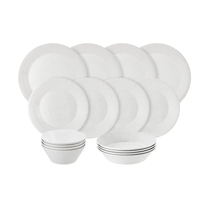 Royal Doulton Pacific Stone Serviesset Dots 16-Delig