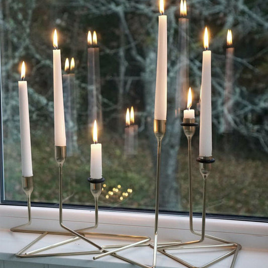 Born In Sweden Puzzle Kaarsenstandaard RVS Medium