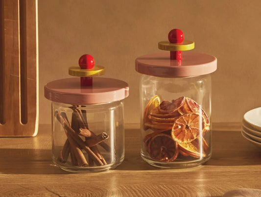 Alessi Twergi Voorraadpot Roze 75 cl