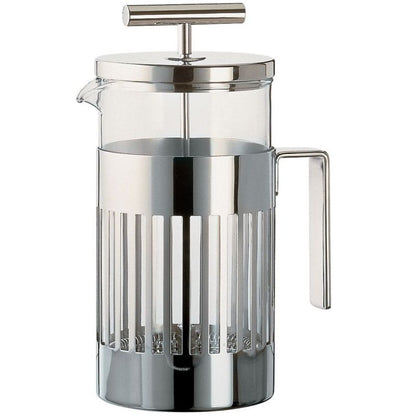 Alessi Aldo Rossi Cafetière 8-Kops Rvs  – Cafetière Van Alessi In  Roestvrij Staal, Glas