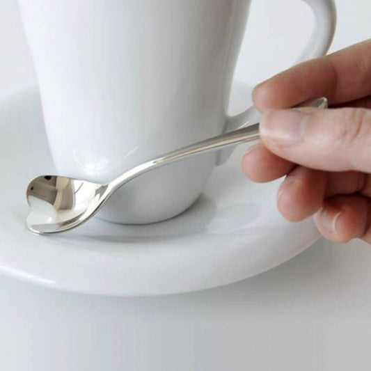 Alessi Big Love Koffielepel Hartvormig 4 Stuks