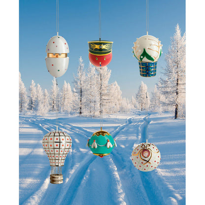 Alessi Fleurs De Jori Kerstornament Mongolfiera Reale