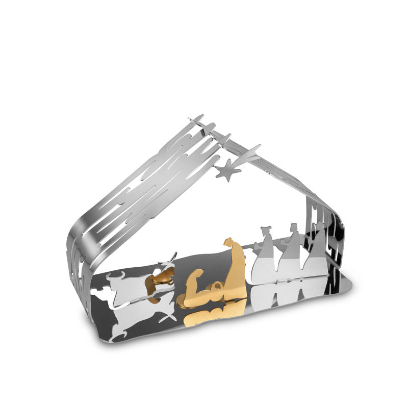 Alessi Bark For Christmas Kerststal Rvs – Kerstdecoratie Van Alessi In Antraciet Roestvrij Staal