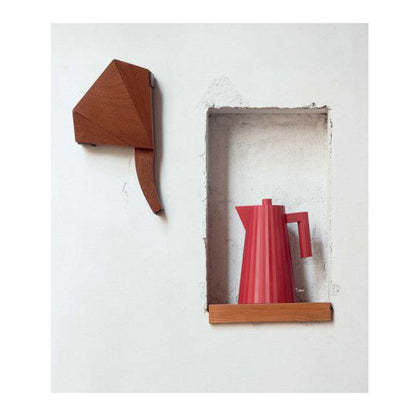 Alessi Plissé Waterkoker Rood 1,7 L