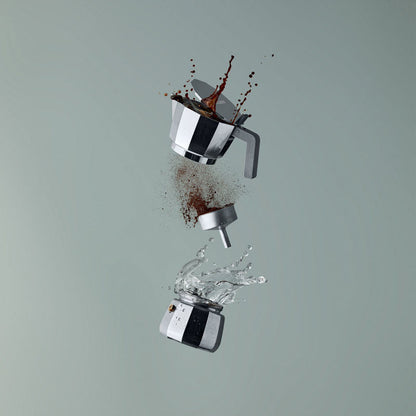 Alessi Moka Perculator 1 Kops Grijs