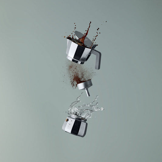 Alessi Moka Perculator 1 Kops Grijs