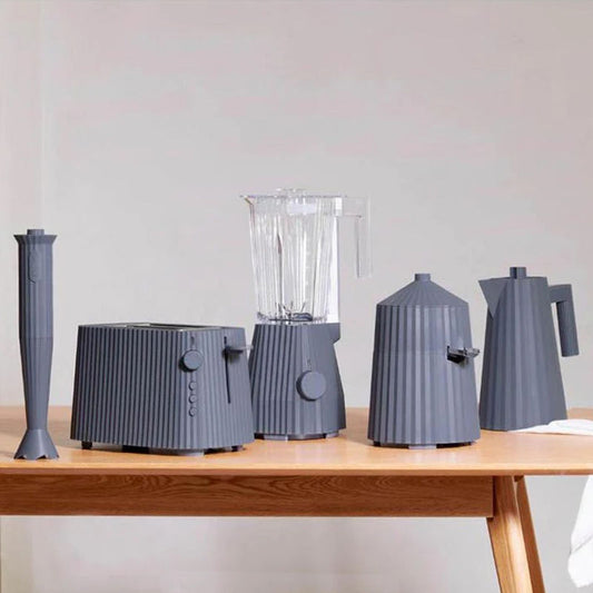 Alessi Plissé Staafmixer Grijs