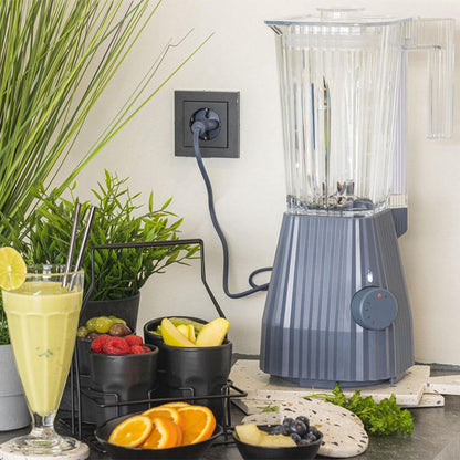 Alessi Plissé Blender Grijs Large – Blender Van Alessi In Donkergrijs 