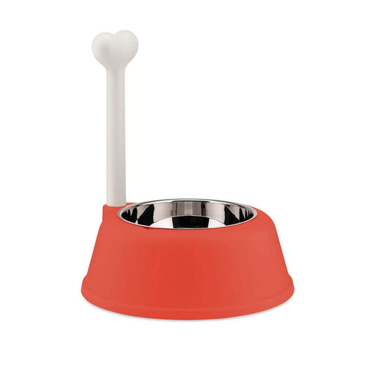 Alessi Lupita Hondenvoerbak Rood – Voerbak Van Alessi In Bruin 