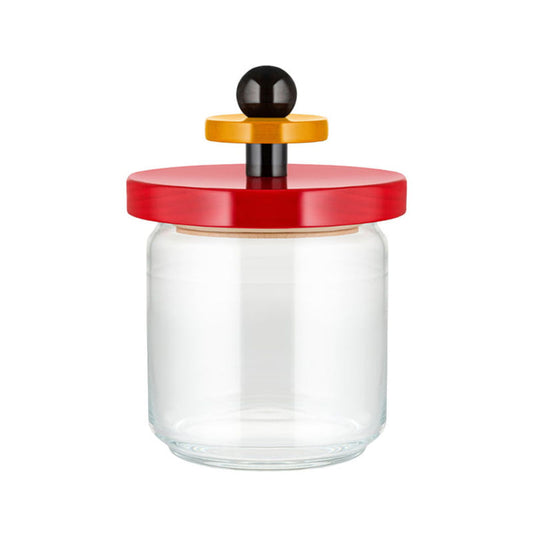 Alessi Twergi Voorraadpot Rood 75 cl – Voorraadpot  van Alessi in Rood 