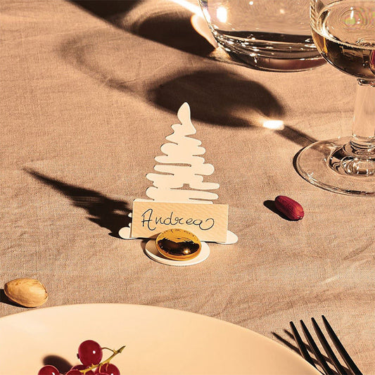 Alessi Barkplace Tree Kerstboompje Met Magneet RVS 2 Stuks