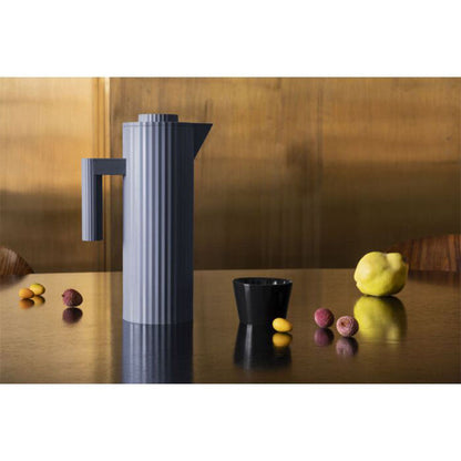 Alessi Plissé Thermoskan Grijs 1 L – Thermoskan Van Alessi In Geel 