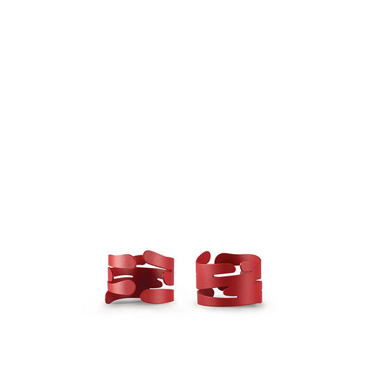 Alessi Barkring Servetringen Rood 2 Stuks