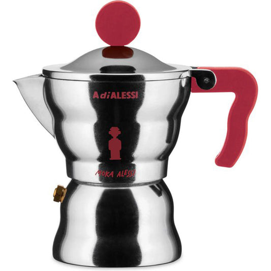 Alessi Moka Perculator 1 Kops Rood