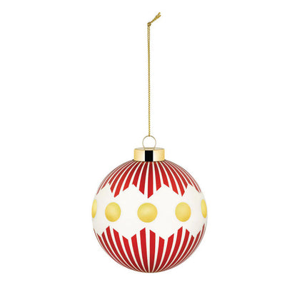 Alessi Delight Kerstbal 1 – Kerstdecoratie Van Alessi In Beige, Bruin 