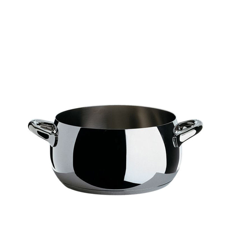 Alessi Mami Kookpan Rvs 16 Cm – Pan Van Alessi In Bruin Roestvrij Staal (Glanzend)