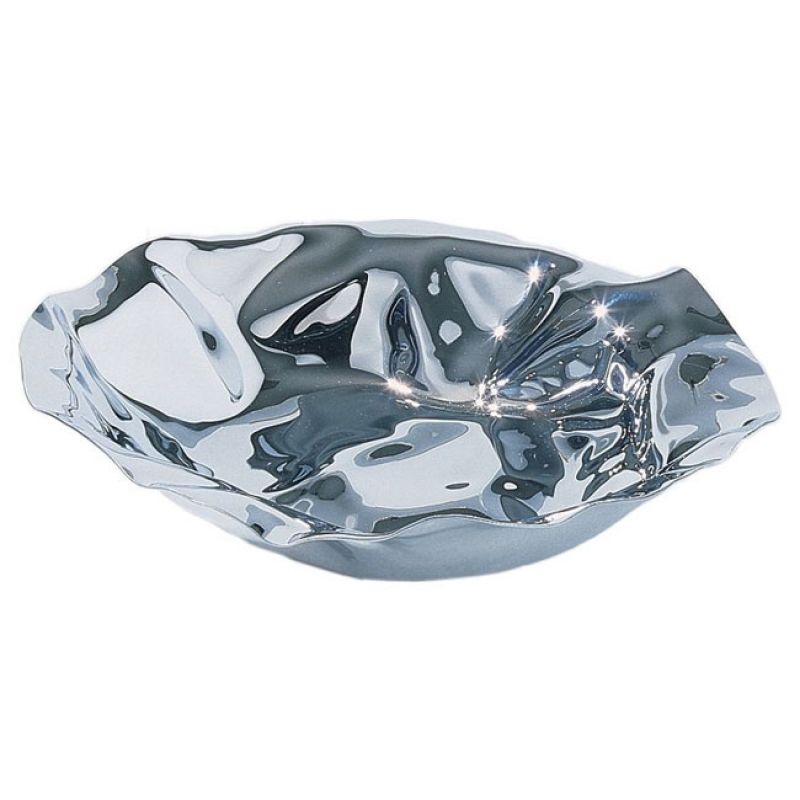 Alessi Sarria Schaal 27,5 Cm – Fruitschaal Van Alessi In Goud Roestvrij Staal