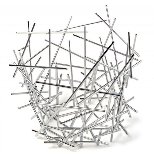 Alessi Blow Up Citrusmand – Fruitschaal Van Alessi In Beige Roestvrij Staal