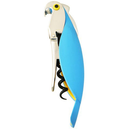 Alessi Parrot Kurkentrekker Licht Blauw