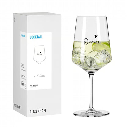 Ritzenhoff Sayings Cocktailglas Oma 19