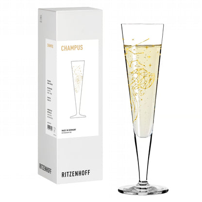 Ritzenhoff Astro Champus Champagneglas Aquarius