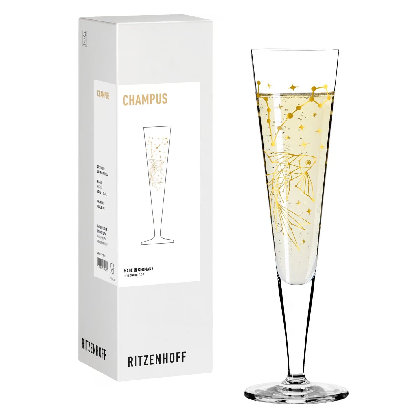 Ritzenhoff Astro Champus Champagneglas Pisces