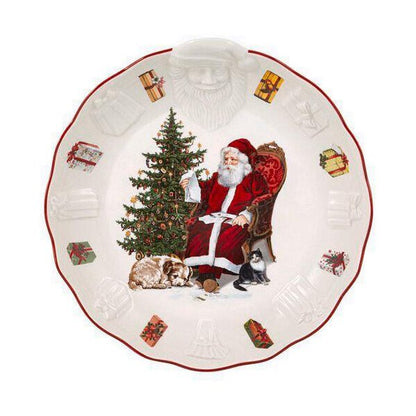 Villeroy & Boch Toy's Fantasy Schaal Relief Kerstman 25 cm