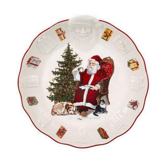 Villeroy & Boch Toy's Fantasy Schaal Relief Kerstman 25 cm