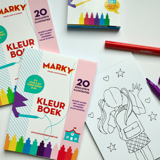 Marky Kleurboek – Kleuren van Marky in Meerkleurig 