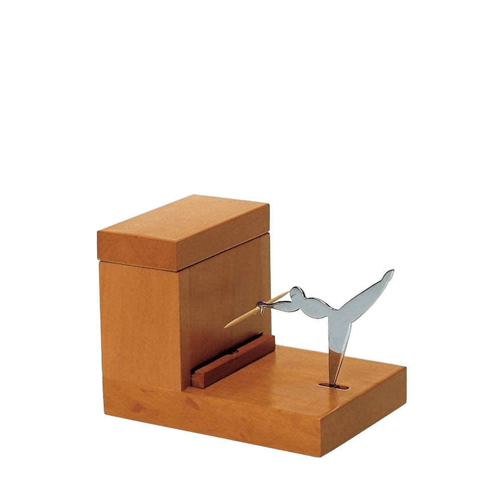 Alessi 100 Jaar Tandenstokerhouder Hout