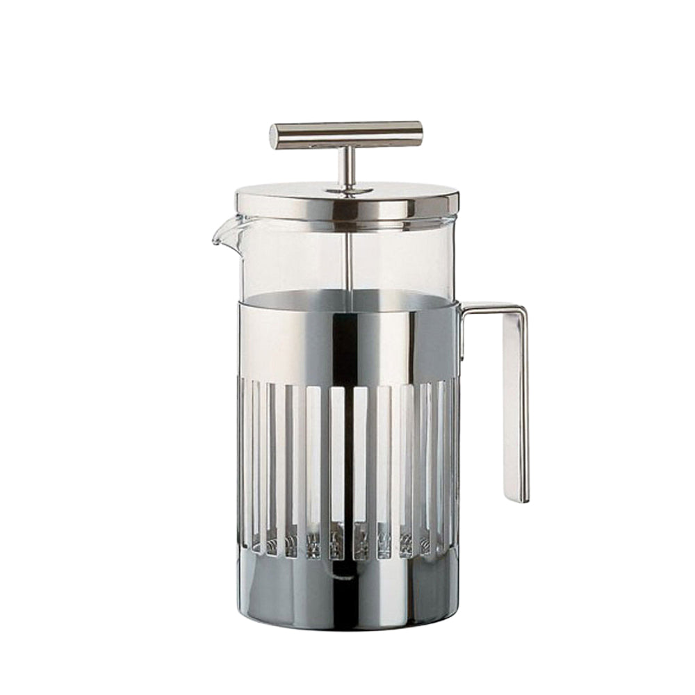 Alessi Aldo Rossi Cafetière 8-Tassen-Edelstahl