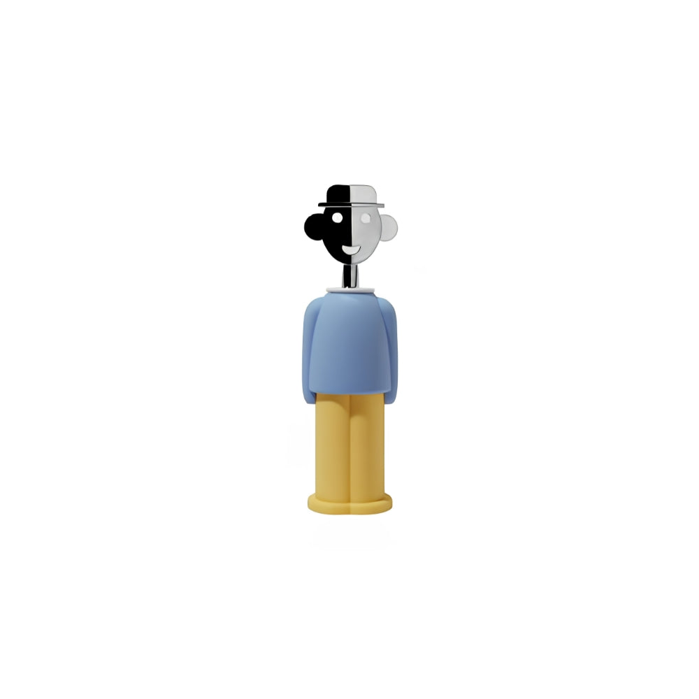 Alessi Alessandro M. Magneet lichtblauw/geel