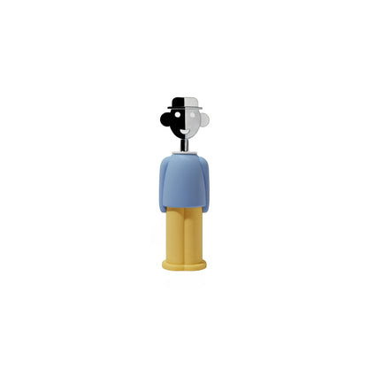 Alessi Alessandro M. Magneet lichtblauw/geel