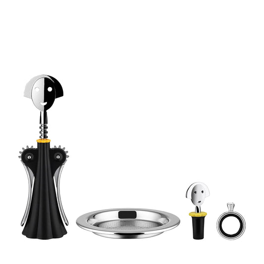 Alessi Anna G. Wijnset 4-Delig Zwart