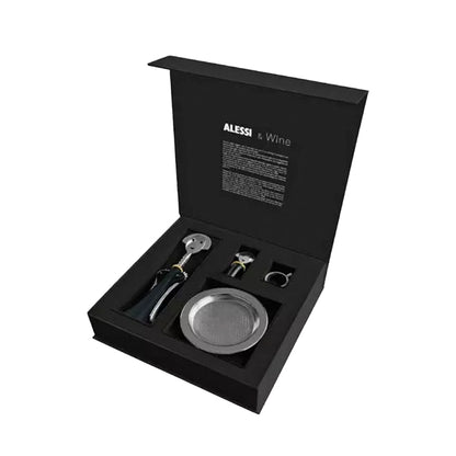 Alessi Anna G. Weinset, 4-teilig, Schwarz