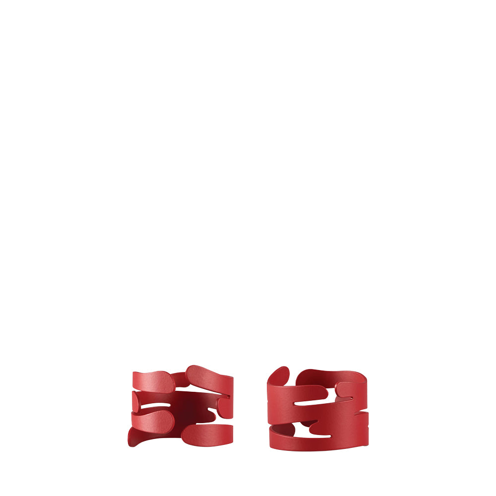 Alessi Barkring Servetringen Rood 2 Stuks