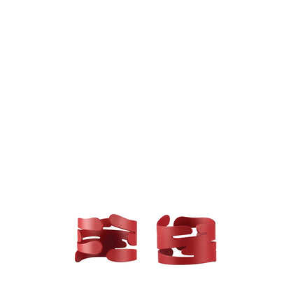 Alessi Barkring Servetringen Rood 2 Stuks