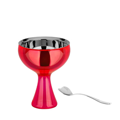 Alessi Big Love Eisbecher inklusive Löffel Pink