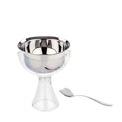 Alessi Big Love Ijscoupe Inclusief Lepel Wit