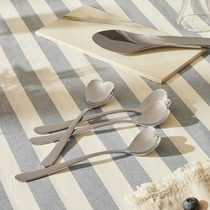 Alessi Big Love Theelepels Hartvormig 4 Stuks