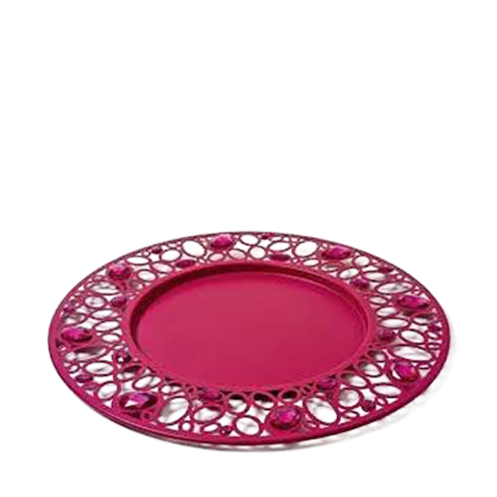 Alessi Cabochon Tablett Rot