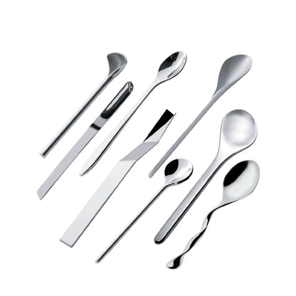 Alessi Il Caffe Koffielepelset 8-Delig