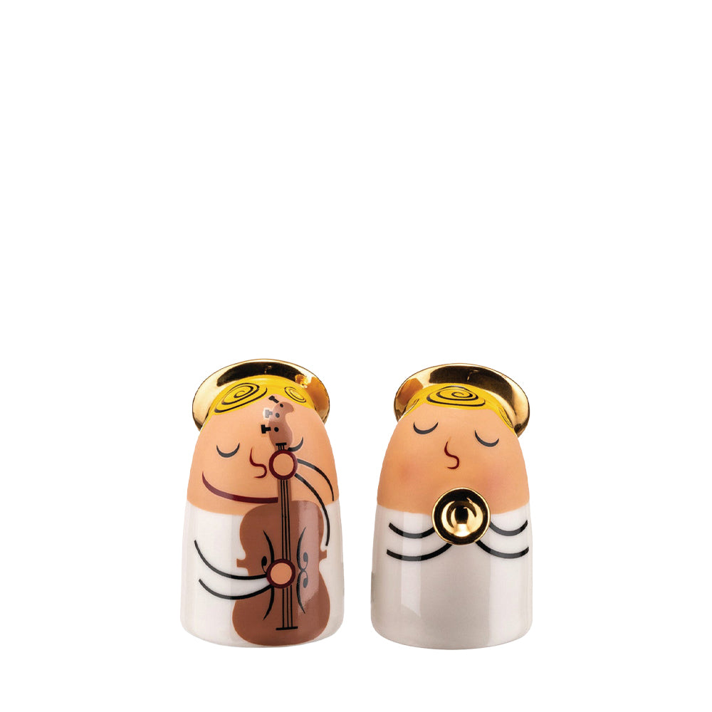 Alessi Kerstfiguren Angels Band Gitarist Trompettist