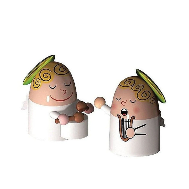 Alessi Kerstfiguren Angels Band Trommelaar/Zangeres