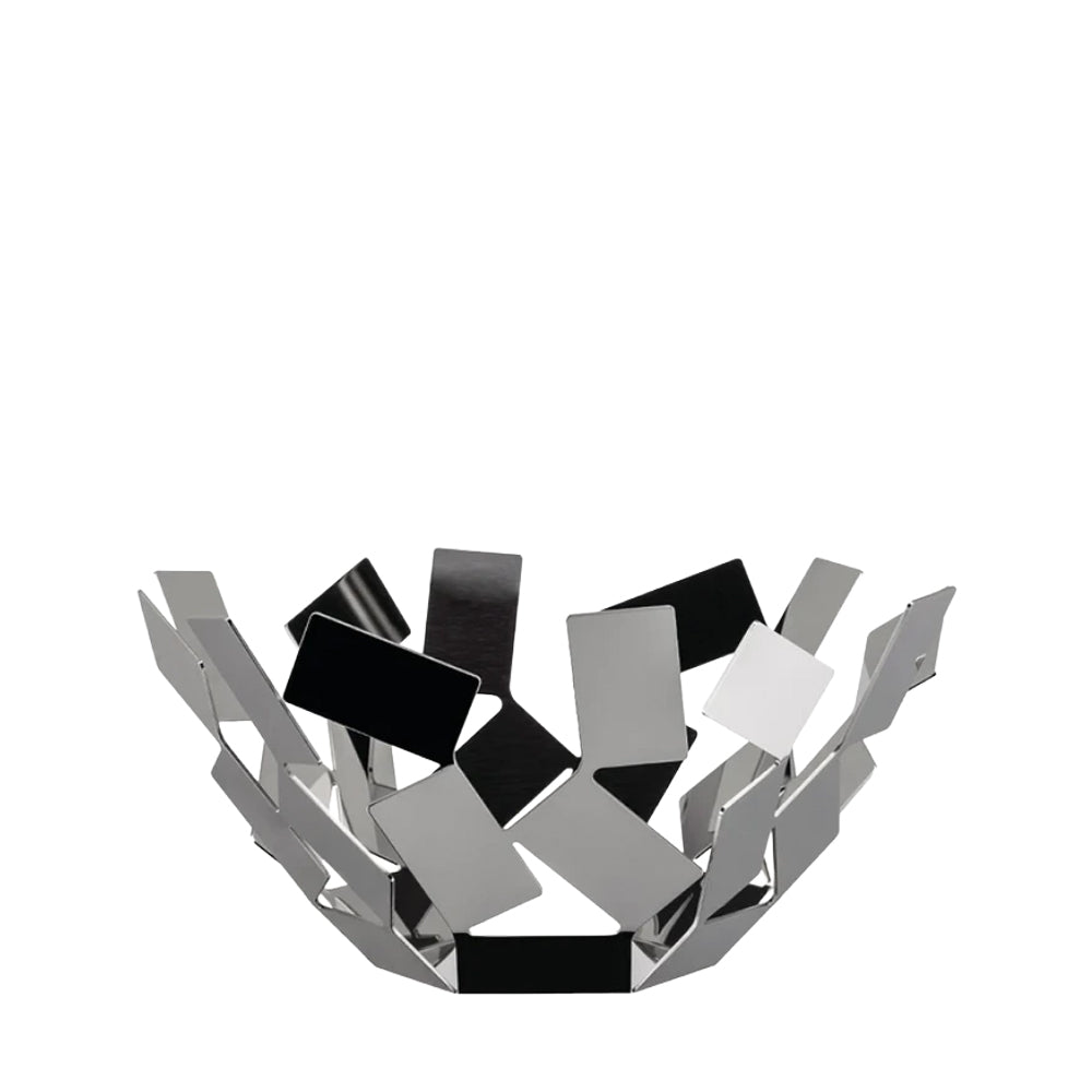 Alessi La Stanza Dello Scirocco Fruitschaal wit rvs 27,3 cm