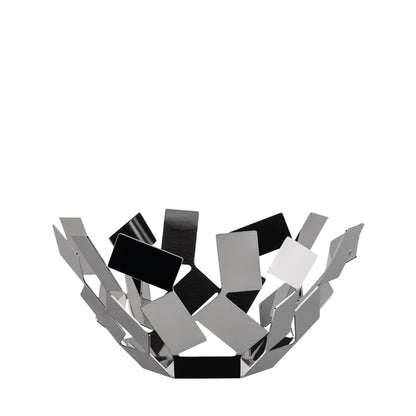 Alessi La Stanza Dello Scirocco Fruitschaal wit rvs 27,3 cm