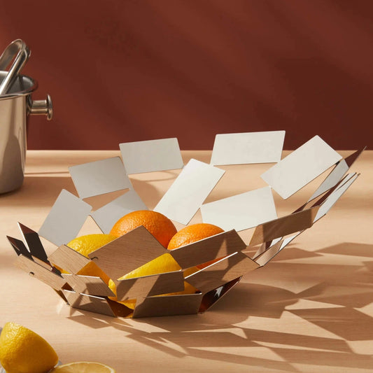 Alessi La Stanza Dello Scirocco Fruitschaal RVS 27,3 cm