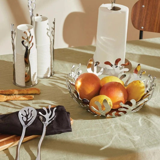 Alessi Mediterraneo Obstschale Edelstahl 21 cm